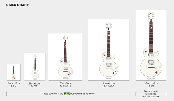 Buckethead's Gibson Les Paul Signature Guitar Poster, Guitar Print, Guitar Art, Wall Decor