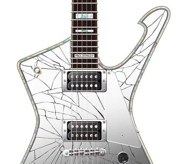 Paul Stanley's Ibanez S1CM Iceman Guitar Poster, Guitar Print, Guitar Art, Wall Decor