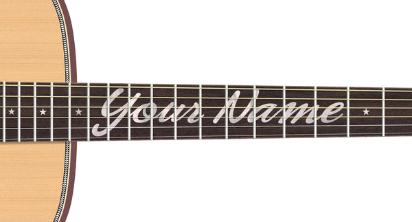 Martin D28 Herringbone Guitar Poster Art Print. Personalized Gifts, Wall Decor, Guitar Print, Guitar Art