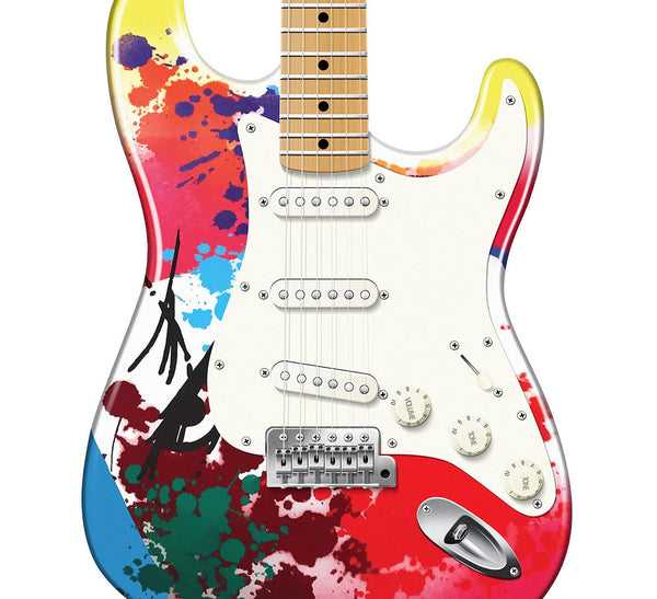 Eric Clapton's Fender Stratocaster Crash 4 Guitar Poster, Wall Decor, Guitar Print, Guitar Art