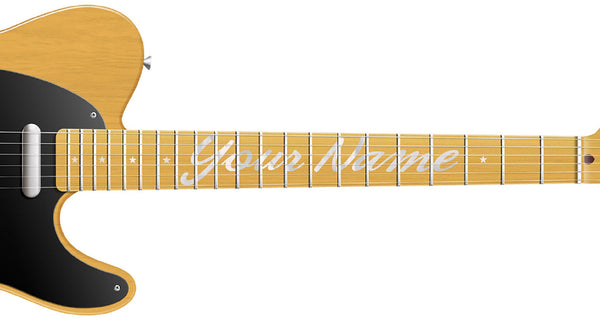 Fender Telecaster Guitar Poster Blonde. Personalized Gifts, Wall Decor, Guitar Print, Guitar Art