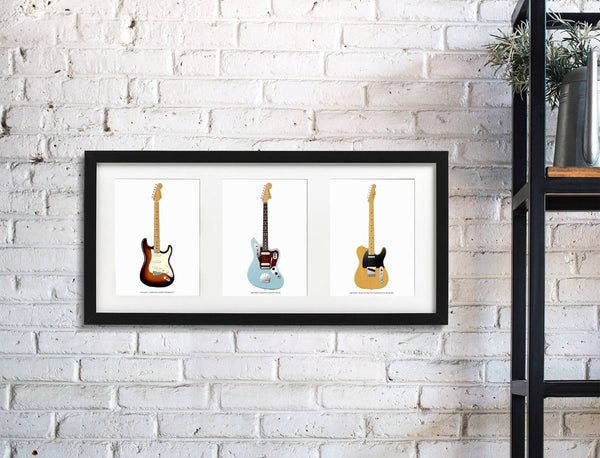 Fender Iconic Guitars Postcard (set of 3)