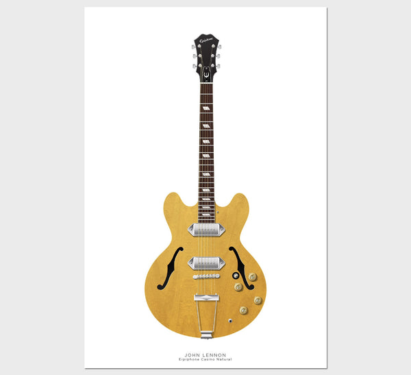 The Beatles Guitars Postcard 1 (set of 3)