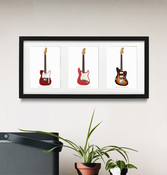 Fender Iconic Relic Guitar Postcard (set of 3)