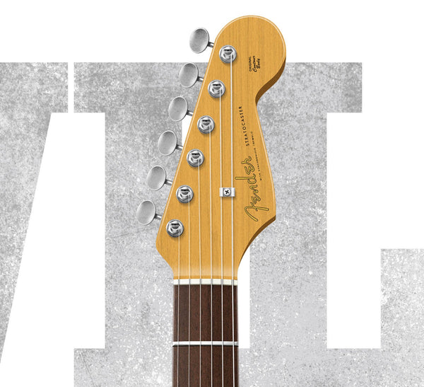 Jimi Hendrix's Monterey Fender Stratocaster Wild Thing Typography Guitar Poster, Wall Decor, Guitar Print, Guitar Art