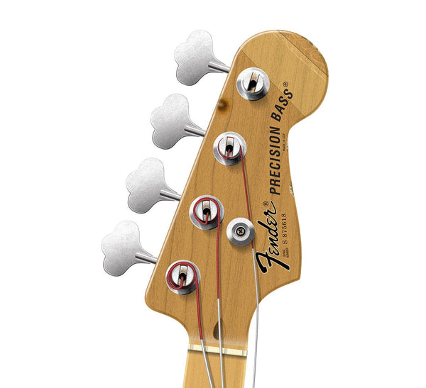 Paul Simonon's Smashed Fender Precision Bass Guitar Poster Art Print, Wall Decor, Guitar Print, Guitar Art