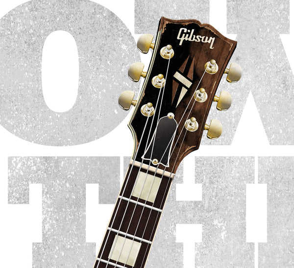 Peter Frampton's Gibson Les Paul Custom Phenix Show Me The Way Guitar Poster, Wall Decor, Guitar Print, Guitar Art