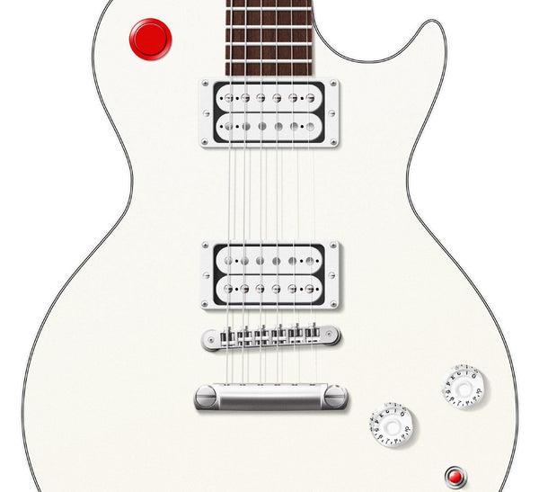 Buckethead's Gibson Les Paul Signature Guitar Poster, Guitar Print, Guitar Art, Wall Decor